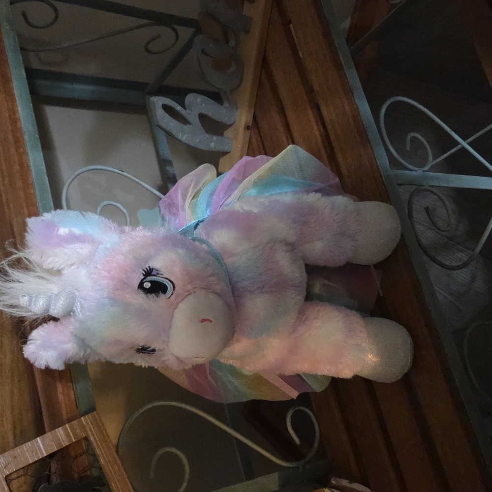 Build A Bear Plush Pastel Fairy Friends Unicorn With Outfit
